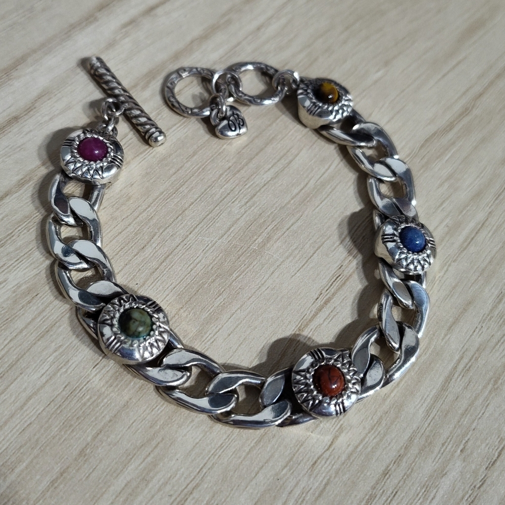 Brighton Chain Bracelet Fortino Multi-stone